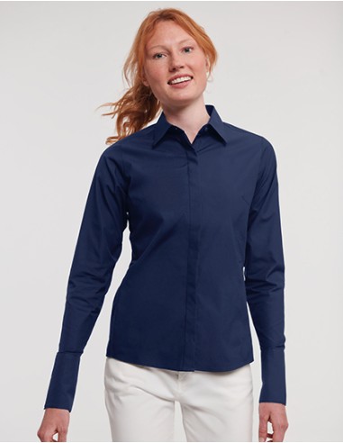 R-R-960F-0-Ladies L/S Ultimate Stretch Shirt